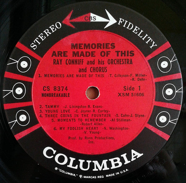 Ray Conniff And His Orchestra & Chorus - Memories Are Made Of This (LP) - Discogs image 3