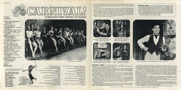 Carnival! Original Broadway Cast - Carnival! (LP) - Discogs image 3