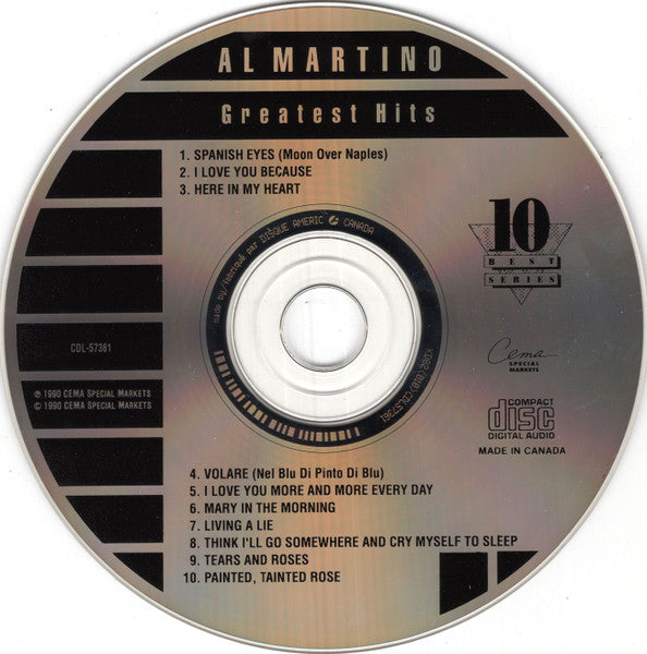 Al Martino - Greatest Hits (CD) - Discogs image 2