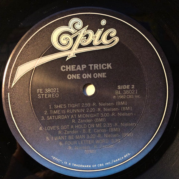 Cheap Trick - One On One (LP) - Discogs image 4