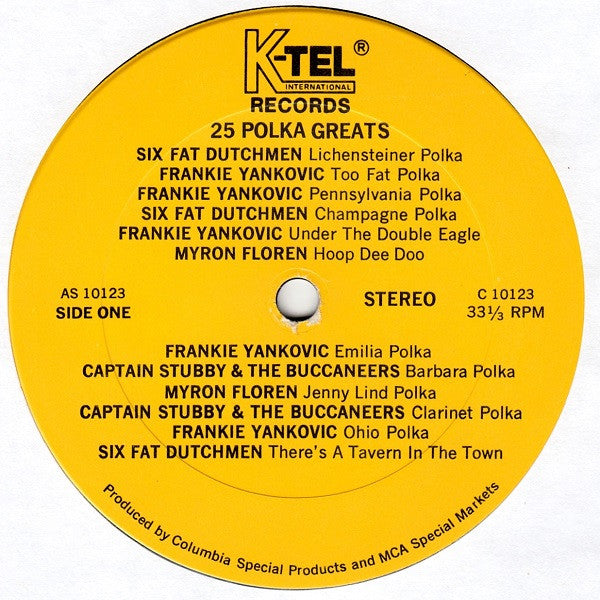 Various - 25 Polka Greats Vol. 1 (LP) - Discogs image 3