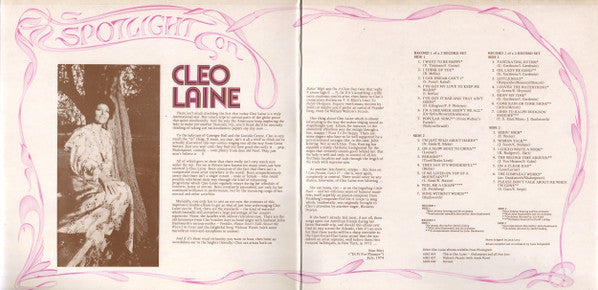 Cleo Laine - Spotlight On Cleo Laine (2xLP) - Discogs image 2