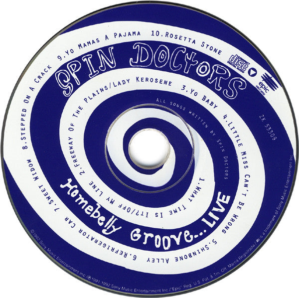 Spin Doctors - Homebelly Groove...Live (CD) - Discogs image 3