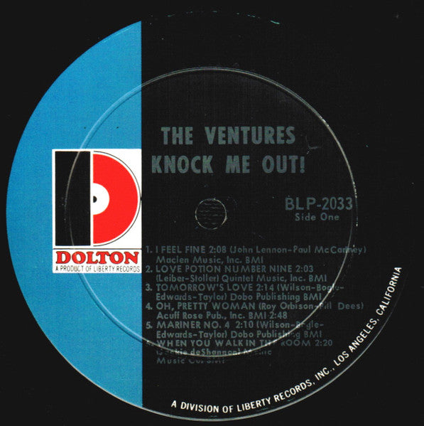 Ventures, The - Knock Me Out! (LP) - Discogs image 3