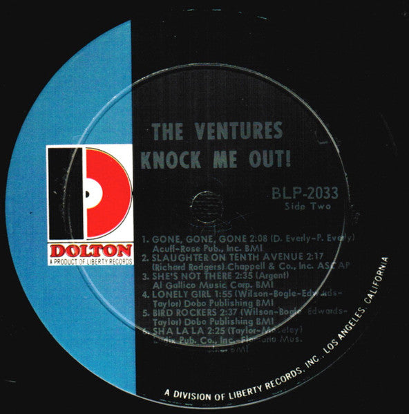 Ventures, The - Knock Me Out! (LP) - Discogs image 4