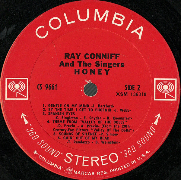 Ray Conniff And The Singers - Honey (LP) - Discogs image 4