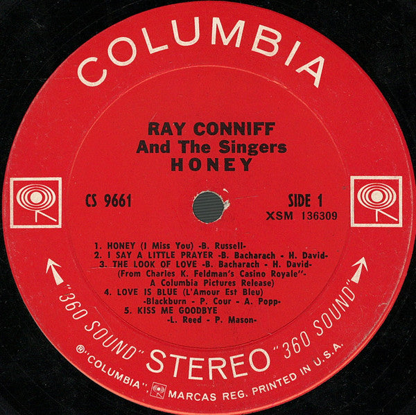 Ray Conniff And The Singers - Honey (LP) - Discogs image 3