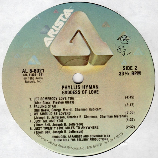 Phyllis Hyman - Goddess Of Love (LP) - Discogs image 4