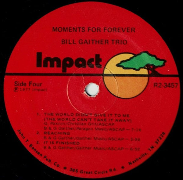 Bill Gaither Trio, The - Moments For Forever (2xLP) - Discogs image 4