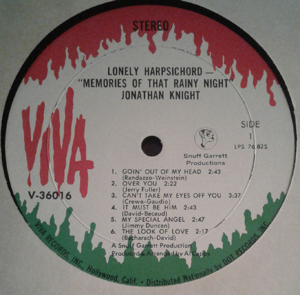 Jonathan Knight (3) - Lonely Harpsichord Memories Of That Rainy Night (LP) - Discogs image 2