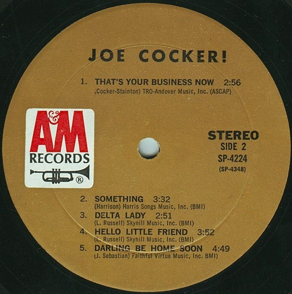 Joe Cocker - Joe Cocker! (LP) - Discogs image 4