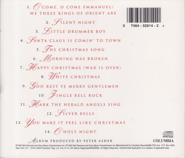 Neil Diamond - The Christmas Album (CD) - Discogs image 2