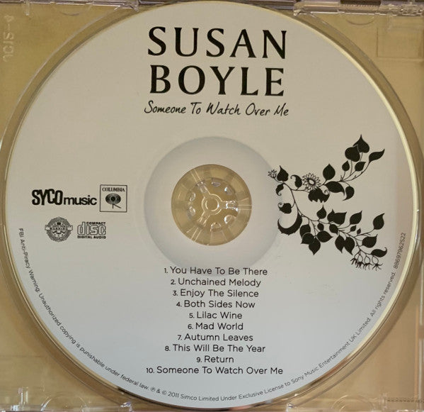 Susan Boyle - Someone To Watch Over Me (CD) - Discogs image 3
