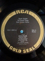 Scott Joplin, Dick Hyman - 16 Classic Rags (LP) - Discogs image 3