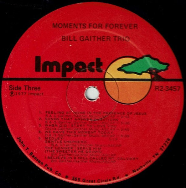 Bill Gaither Trio, The - Moments For Forever (2xLP) - Discogs image 5