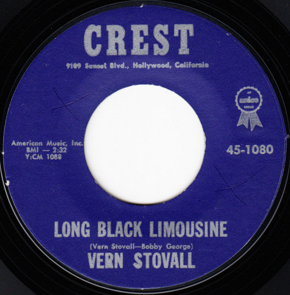 Vern Stovall - Long Black Limousine / Loving On Borrowed Time (7")