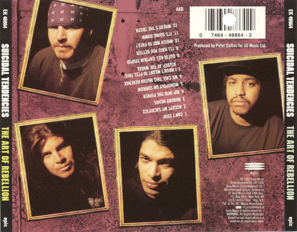 Suicidal Tendencies - The Art Of Rebellion (CD) - Discogs image 2