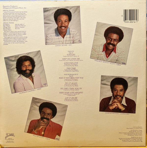 Whispers, The - Love For Love (LP) - Discogs image 2