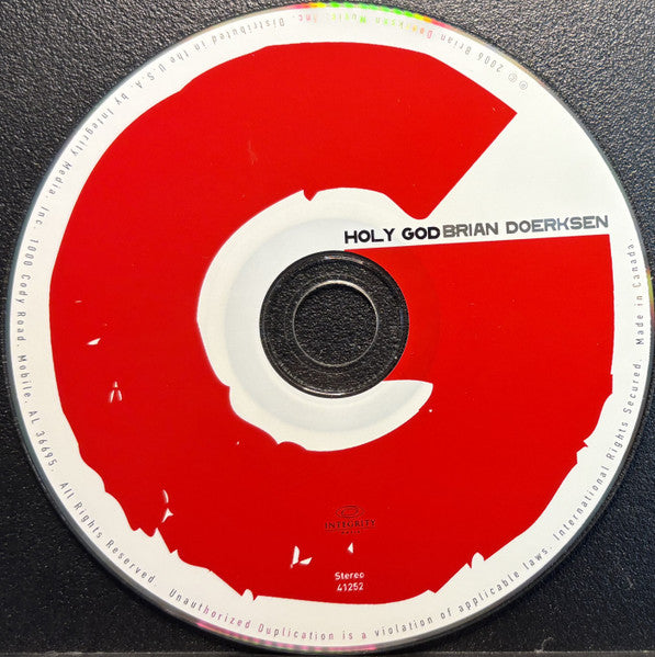 Brian Doerksen - Holy God (CD) - Discogs image 3