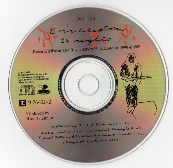 Eric Clapton - 24 Nights (2xCD) - Discogs image 5