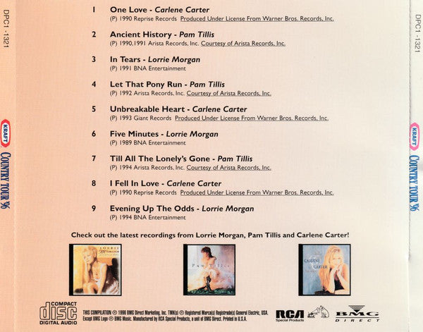 Various - Kraft Country Tour '96 (CD) - Discogs image 2