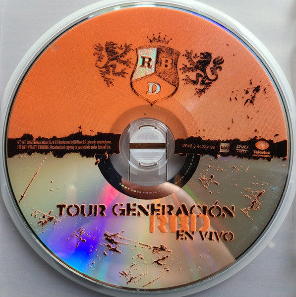 RBD - Tour Generación RBD En Vivo (DVD) - Discogs image 2