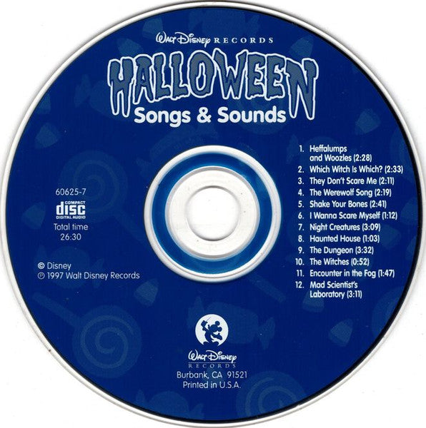 Unknown Artist - Halloween Songs & Sounds (CD) - Discogs image 3
