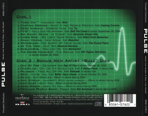 Various - Pulse (Hear The Music + Feel The Heart) (2xCD) - Discogs image 2