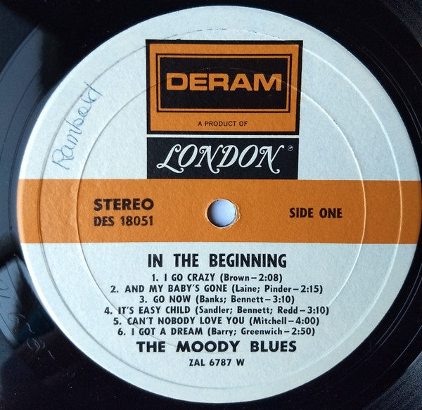 Moody Blues, The - In The Beginning... (LP) - Discogs image 3