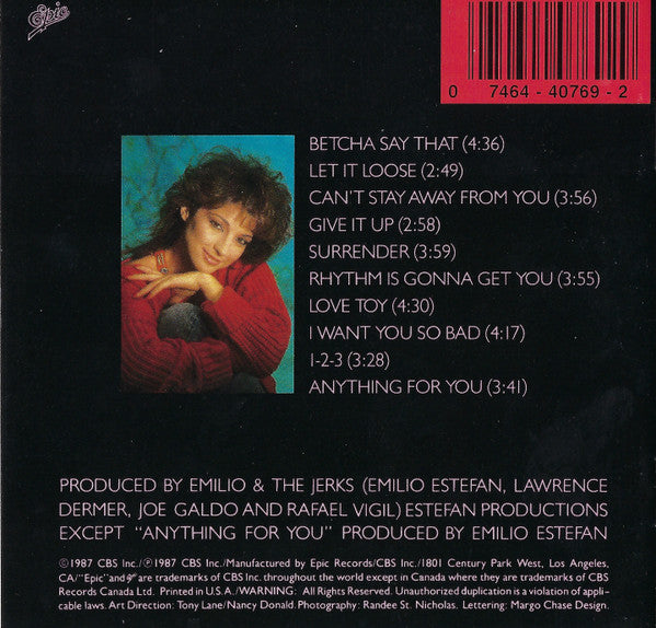 Miami Sound Machine - Let It Loose (CD) - Discogs image 2