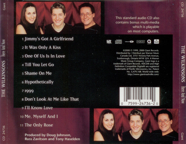 Wilkinsons, The - Here And Now (CD) - Discogs image 3