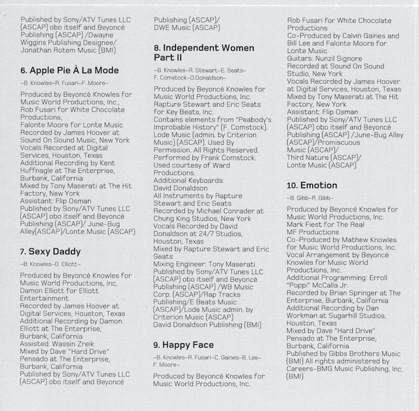 Destiny's Child - Survivor (CD) - Discogs image 7