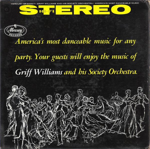 Griff Williams And His Society Orchestra - America's Most Danceable Music (LP)
