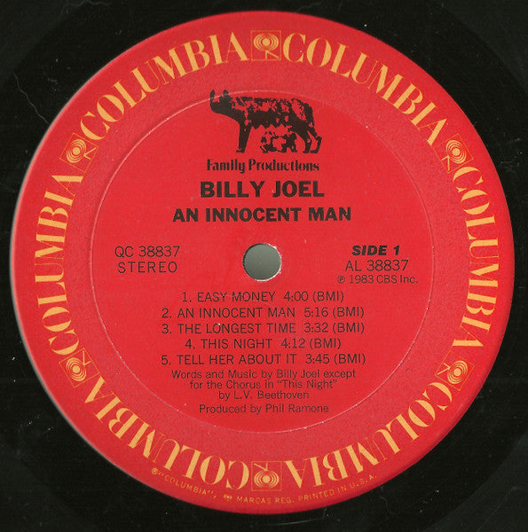 Billy Joel - An Innocent Man (LP) - Discogs image 3