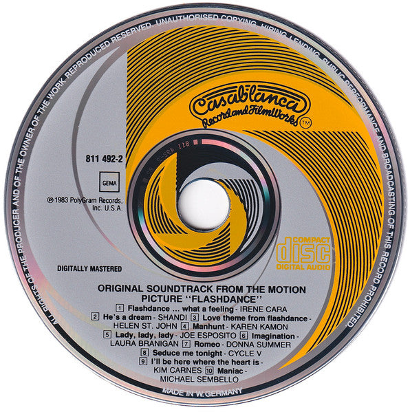 Various - Flashdance (Original Soundtrack From The Motion Picture) (CD) - Discogs image 3