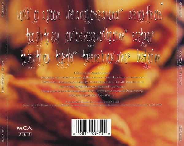 Jody Watley - Intimacy (CD) - Discogs image 3