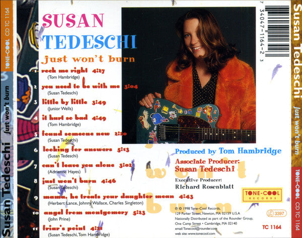Susan Tedeschi - Just Won't Burn (CD) - Discogs image 2
