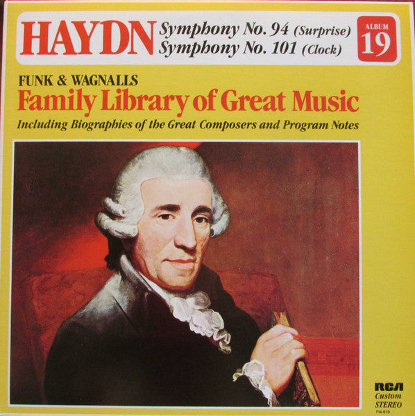 Joseph Haydn - Symphony No. 94 (Surprise), Symphony No. 101 (Clock) (LP)