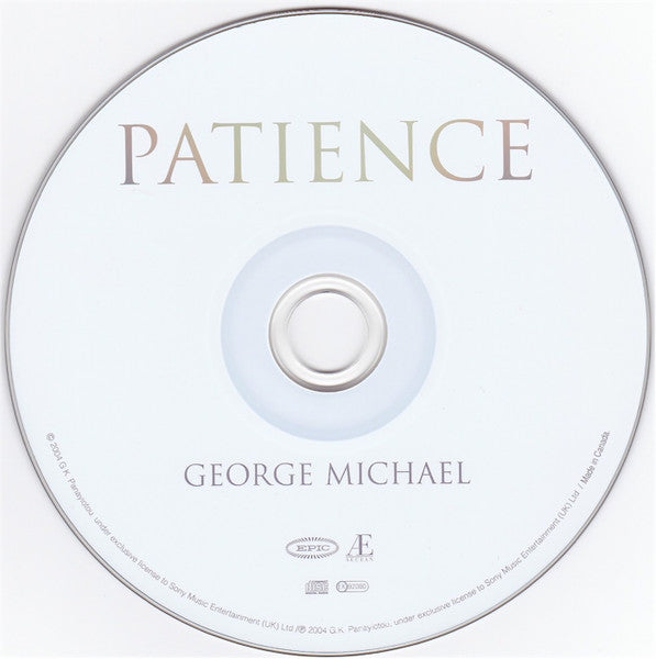 George Michael - Patience (CD) - Discogs image 5