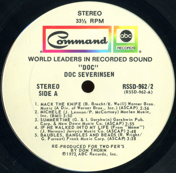 Doc Severinsen - Doc (2xLP) - Discogs image 3