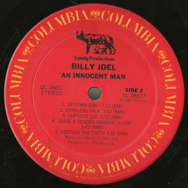Billy Joel - An Innocent Man (LP) - Discogs image 4