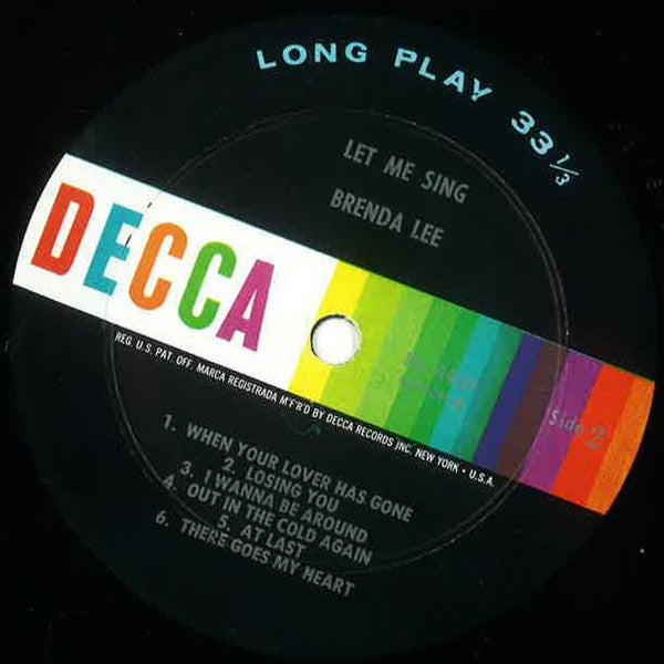 Brenda Lee - ... "Let Me Sing" (LP) - Discogs image 4