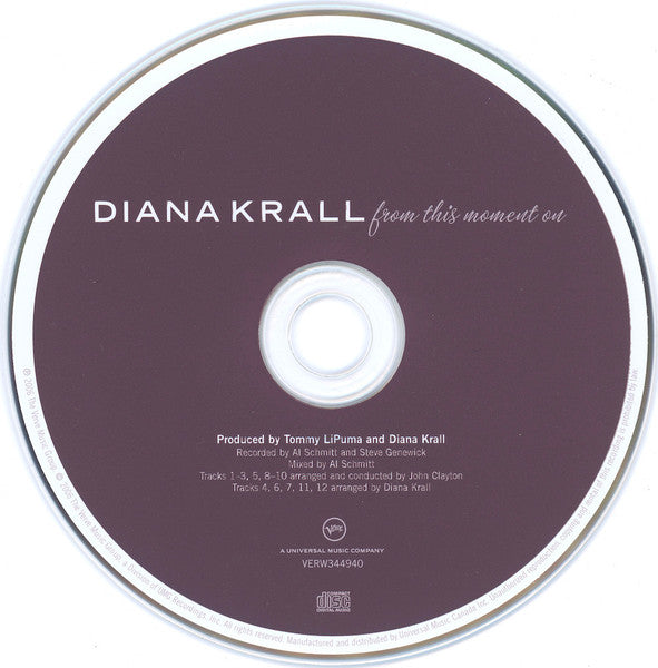 Diana Krall - From This Moment On (CD) - Discogs image 3