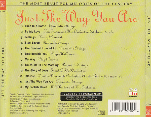 Various - Just The Way You Are (CD) - Discogs image 2