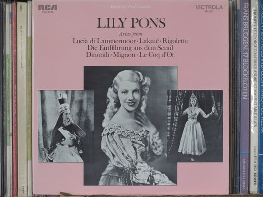 Lily Pons - Immortal Performances (LP)