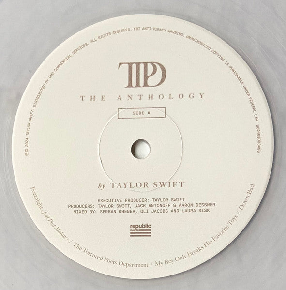 Taylor Swift - The Tortured Poets Department: The Anthology (LP) - Discogs image 5
