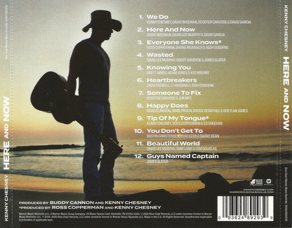 Kenny Chesney - Here And Now (CD) - Discogs image 2