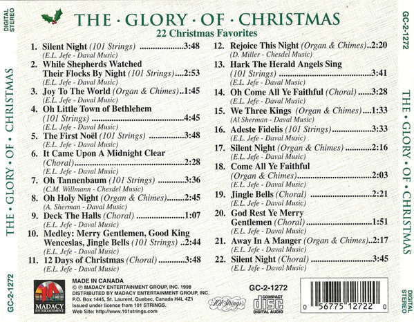 London Philharmonic Orchestra, 101 Strings - The Glory Of Christmas (2xCD) - Discogs image 6