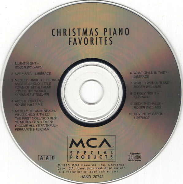 Various - Christmas Piano Favorites (CD) - Discogs image 3