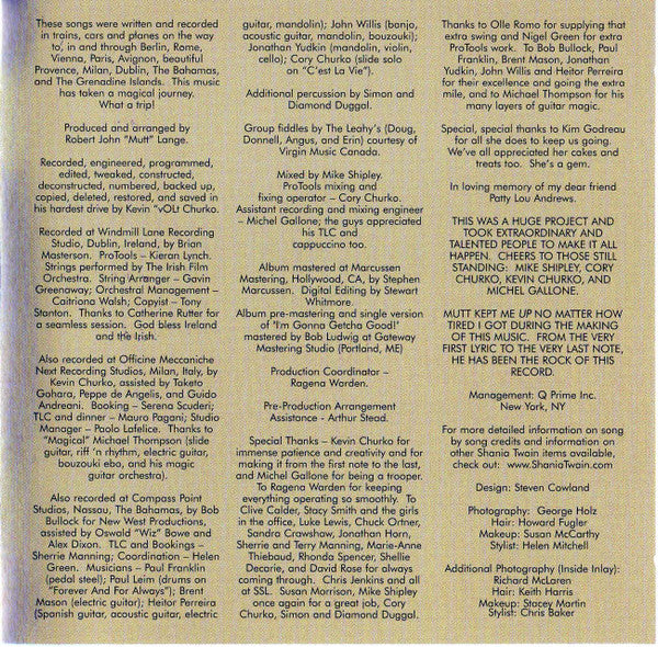 Shania Twain - Up! (2xCD) - Discogs image 4